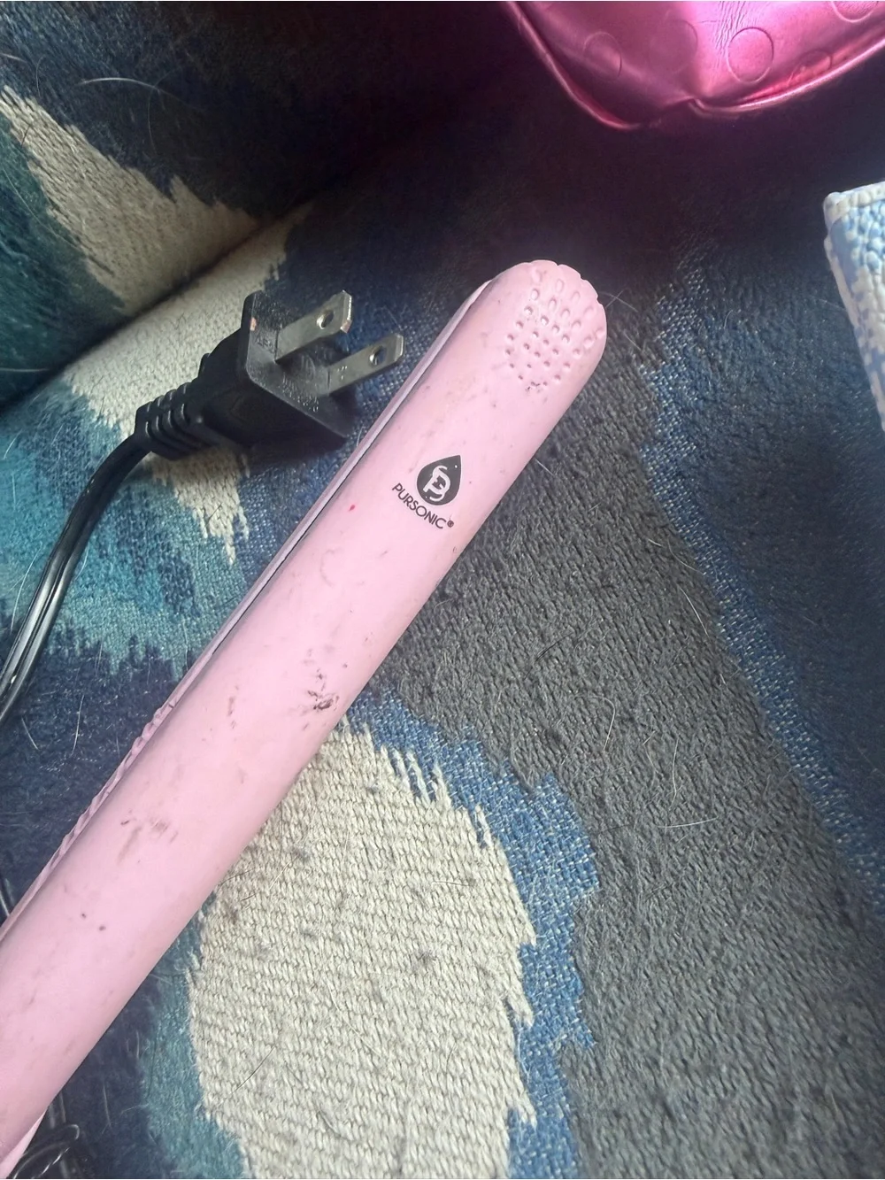 Pink mini straightener and makeup bags - Women Accessories